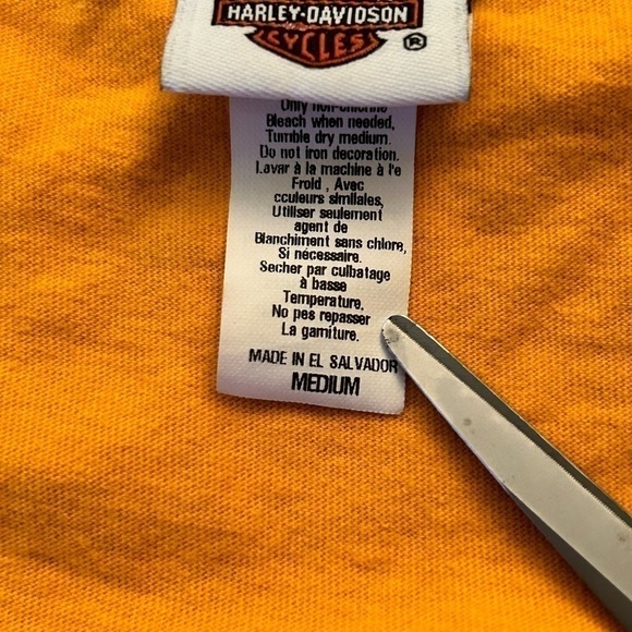 Harley Davidson Ladies V Neck Tee - Picture 7 of 7